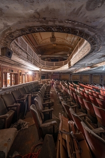 An old theater that will soon go under renovation