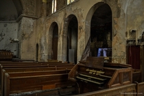 An organ at St Margaret Mary Detroit MI 