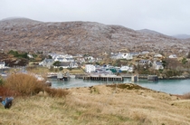 An Tairbeart Tarbert main settlement of Isle of Harris - Outer Hebrides Scotland 