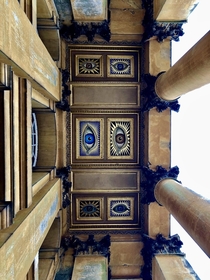 And when its finished I want you to paint  eyes on the ceiling Blenheim Palace - England The main porch Artwork by Colin Gill httpspocketbookukfileswordpresscomblenheimpalacepdf x