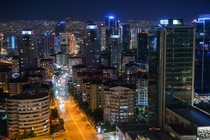 Ankara Turkeys Capital and nd Largest city at night