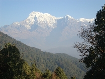 Annapurna South from my hikingtrip in Nepal last year 