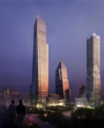 Another render of the Hudson Yards towers NYC 
