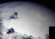 Antarctica as photographed by the Galileo Spacecraft on December  