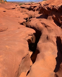 Antelope Canyon from the top 