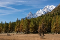 Aosta ValleyItaly in autumn  x