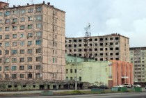 Apartment Buildings in Norilsk Russia 