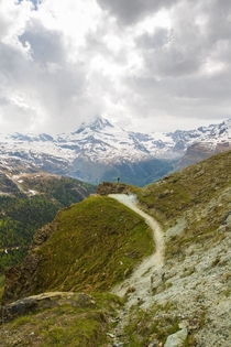 Approaching Switzerlands iconic Matterhorn 