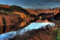 Argyll Loch Drumnean Scotland Nov   