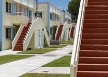 Art Deco Public Housing Miami FL USA 