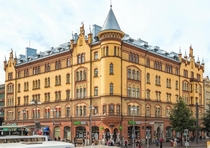 Art Nouveau building in Tampere Finland 