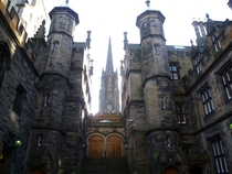 Assembly Hall of the Church of Scotland located between Lawnmarket and The Mound in the city of Edinburgh 