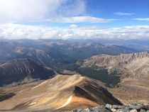 At the top of Torreys peak in Colorado 