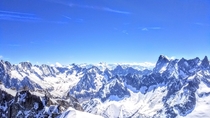 Atop the French Alps - Aiguille du Midi above Chamonix Fr  x