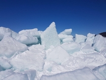 attraction in Irish Cove Nova Scotia dubbed the Ice Wall 