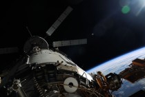 ATV Albert Einstein docked with the International Space Station 