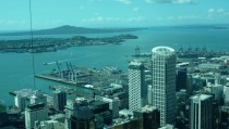 Auckland New Zealand as seen from the Sky Tower 