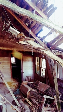 Aunt Sallys living room Abandoned over  years