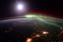 Aurora as seen from the ISS 