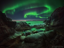Aurora Borealis over Teriberka Russia