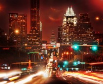 Austin Texas as seen from South Congress Avenue 