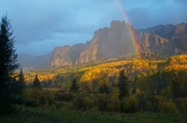 Autmun Rainbow - West Elk Wilderness Colorado 