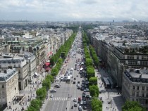 Avenue des Champs-lyses from the Arc de Triomphe Paris 