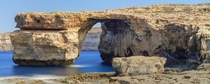Azure Window Malta For scale theres someone in a blue jacket on the far right 