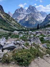 Backpacking in the North Fork of Cascade Canyon a few days ago Grand Tetons OC  x 