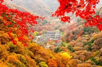 Baegyangsa Temple complex in the mountains South Jeolla Province South Korea 