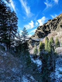 Baer Canyon UT - theres ostensibly a hidden mine up there but we couldnt find it after bushwhacking for two hours 