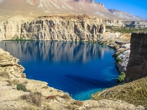 Band-e Amir National Park Afghanistan central highlands 
