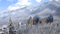 Banff Springs Hotel in the winter 