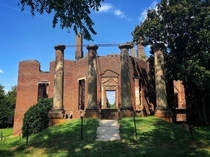 Barboursville Ruins - Thomas Jefferson Designed Mansion At The Barboursville Vineyards In VA 