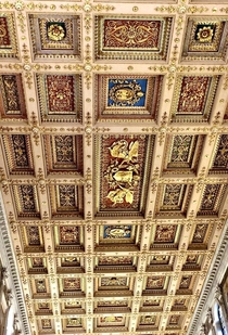 Basilica Papale San Paolo fuori le Mura ceiling 