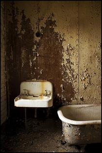 Bathroom in abandoned prison PA 