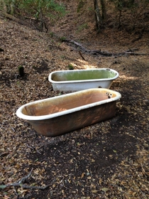 Bathtubs I Found While Hiking ex-post rmildlyinteresting  - More Pics in Comments