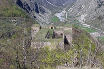 Batteria Serziera an abandoned fort near Vinadio Italy 