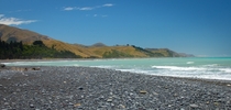 Beach in Kaikoura South Island New Zealand 