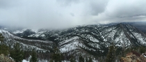 Bear Peak Summit Boulder CO - iPhone Panorama 