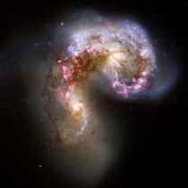 Beautiful Colliding Galaxies 