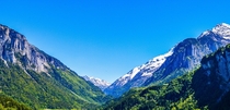 Beautiful enchanting Swiss Alps near Aare Gorge OC