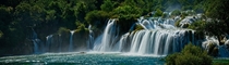Beautiful Krka Waterfall in Croatia makes for a nice swim 