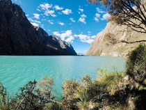 Beautiful Lake  Laguna  Peru 
