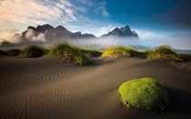 Beautiful landscape of an Icelandic beach