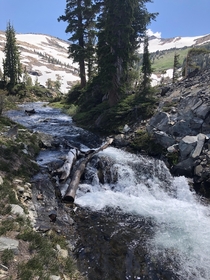 Beautiful river in Desolation Wilderness CA 