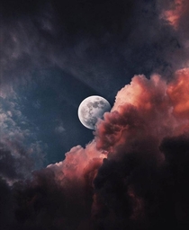 Beautiful shot of moon