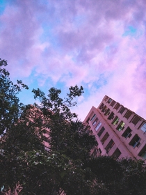 Beautiful sky in Bangalore India