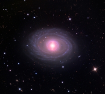 Beautiful spiral galaxy  million light years away 