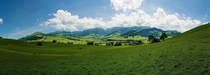 Beautiful village with stunning landscape Its Appenzell Switzerland 